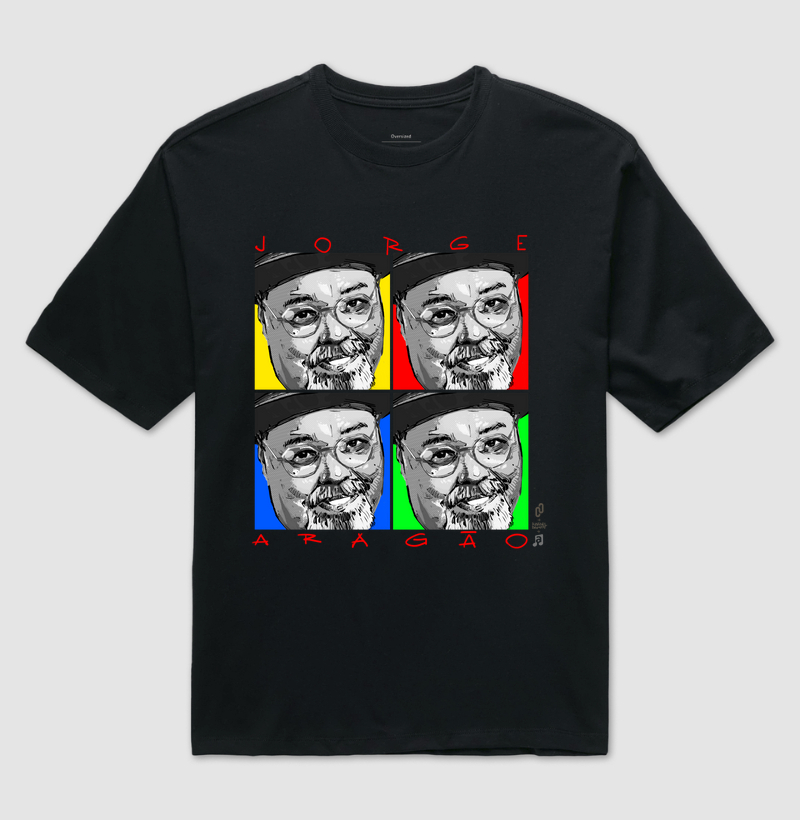 656 - CAMISETA OVERSIZED JORGE ARAGÃO 4X1 