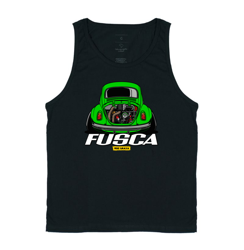 Fusca Turbo Verde Escrita