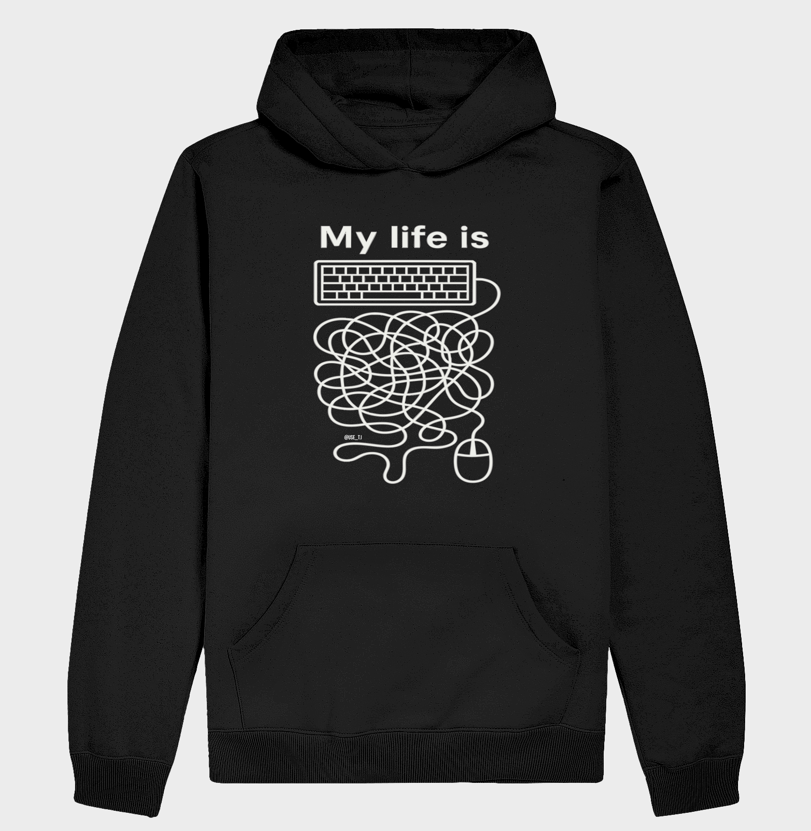 ˜My Life Is - Fios de Teclado e Mouse Entrelaçados˜ T.I