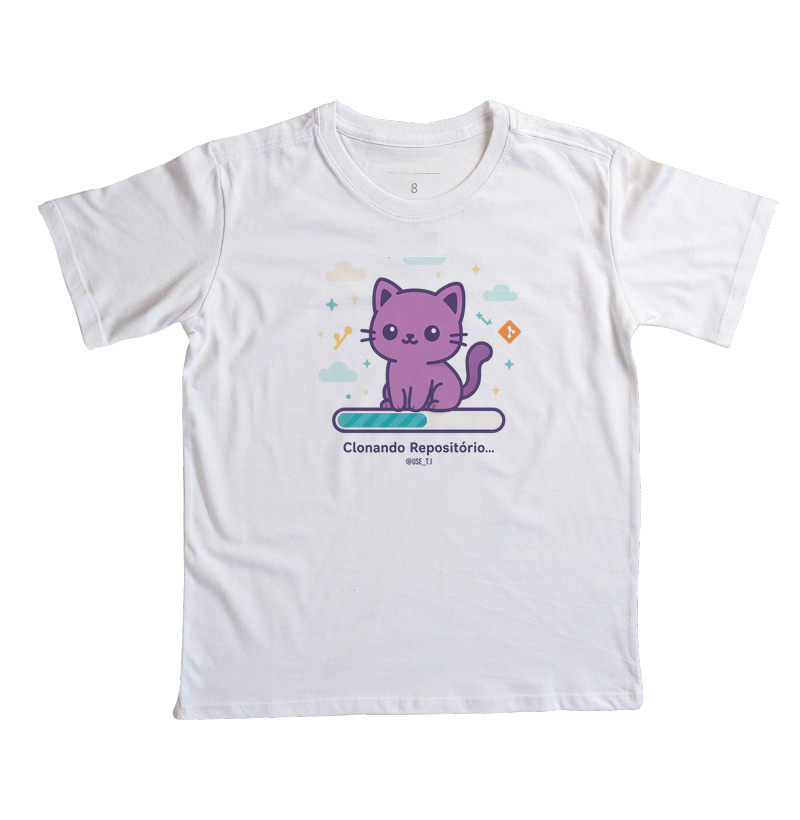 Gatinho "Clonando repositório" T.I