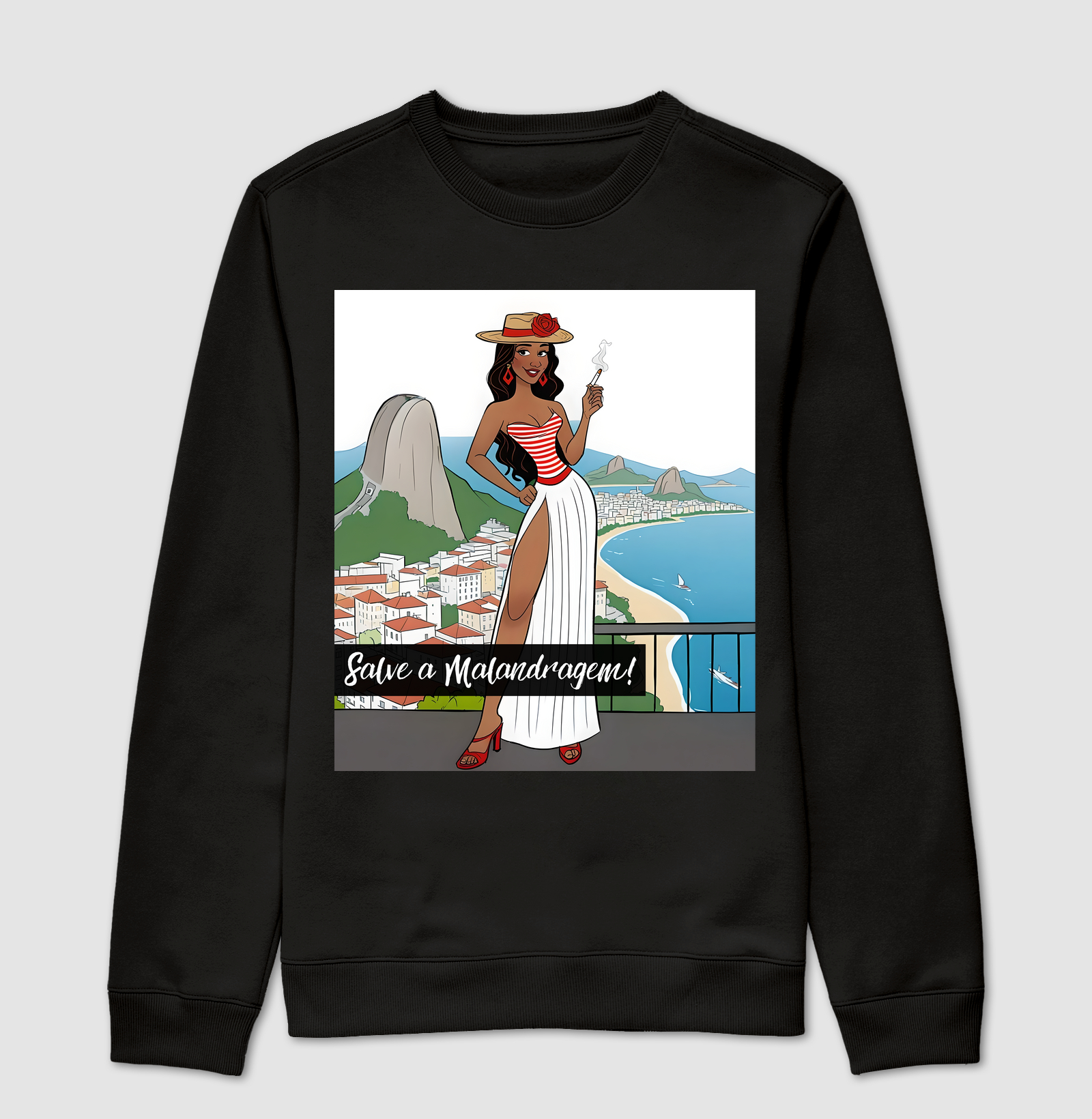 Moletom Suéter - Malandra - Imagem 4