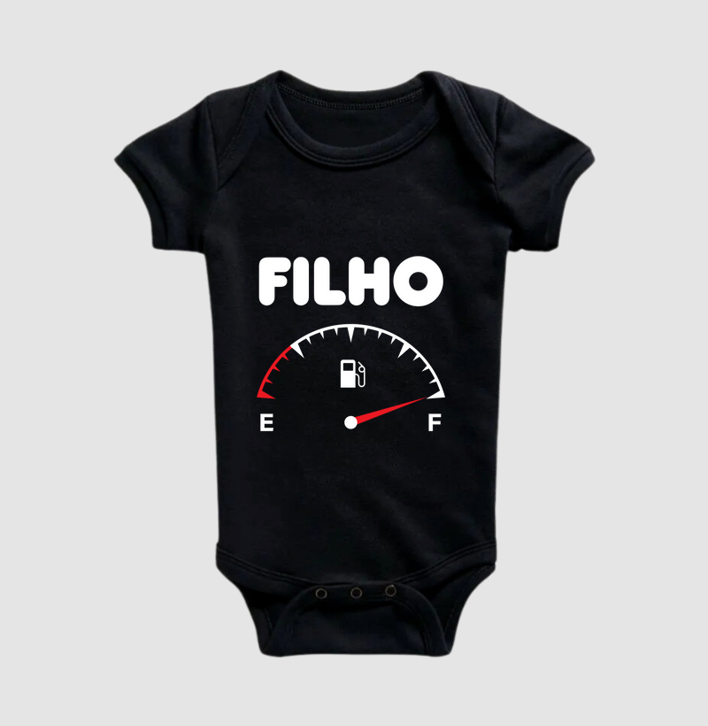 Filho - gasolina (kit pai & filho) (body bebê)