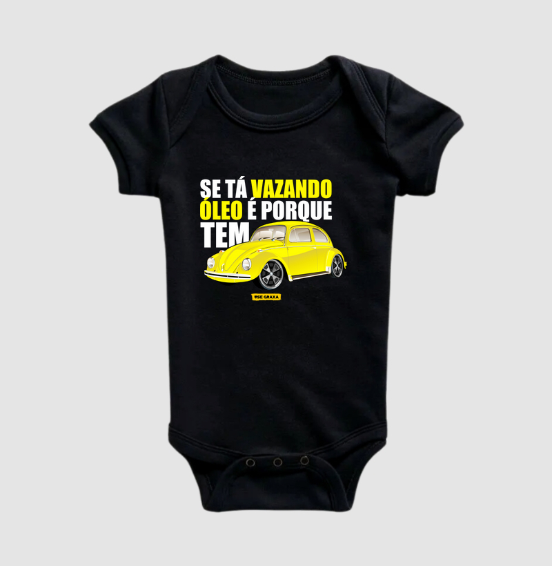 Vazando Óleo Fusca Amarelo 914