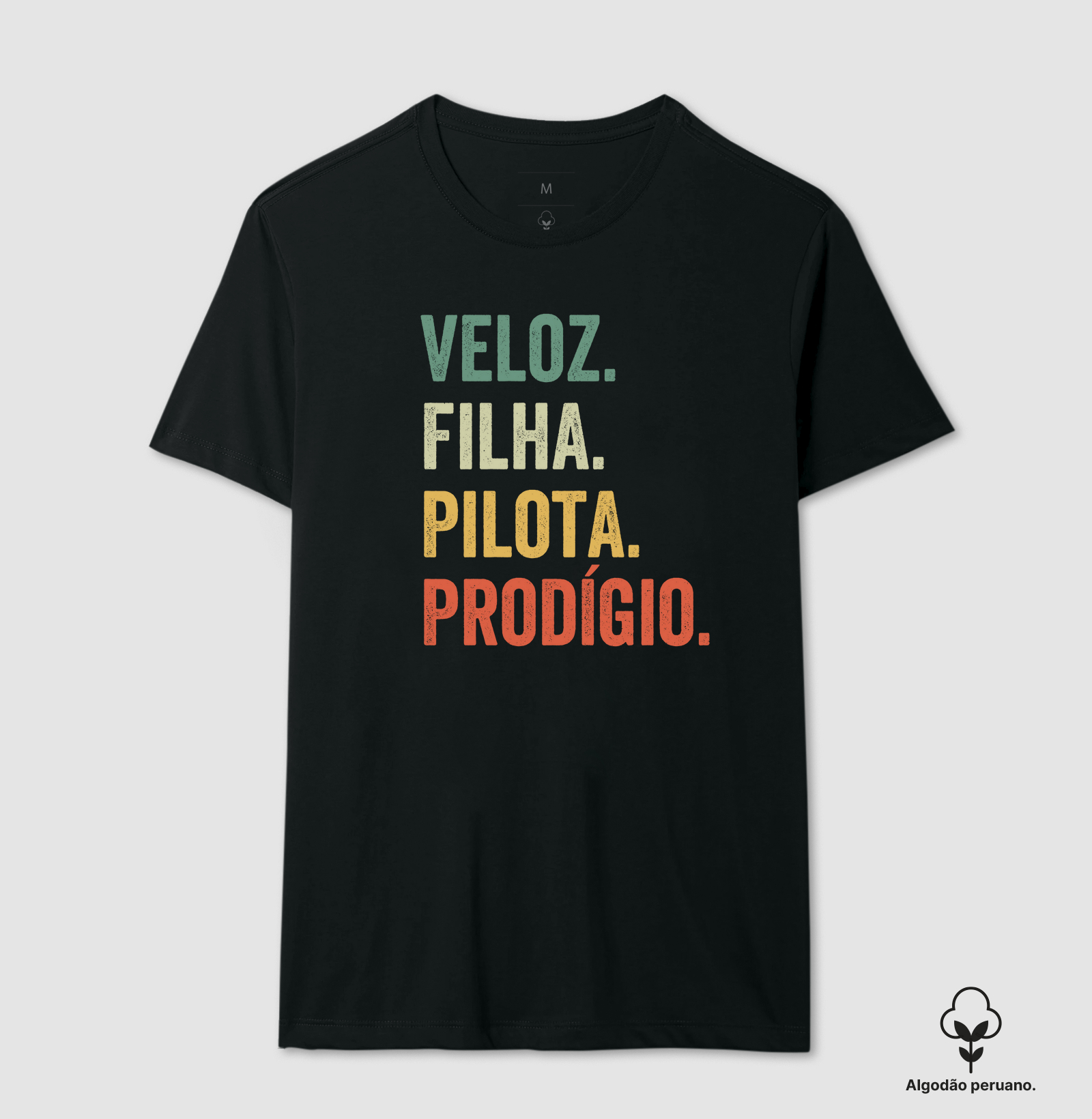 Veloz. Filha. Pilota. Prodígio.