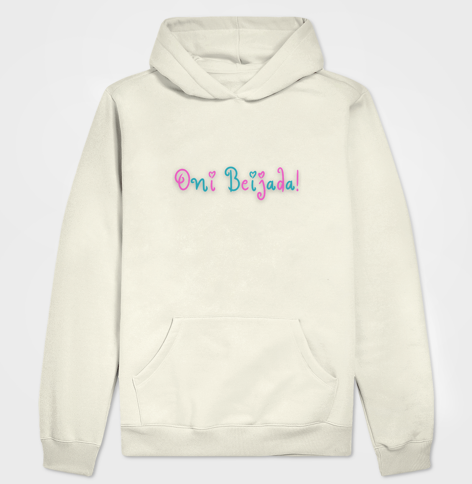 Erê - Saudação 1 - Moletom Hoodie Claro