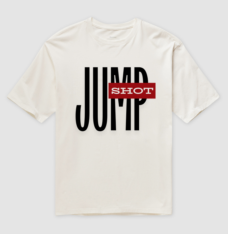 Camiseta Oversized JumpShot Letter