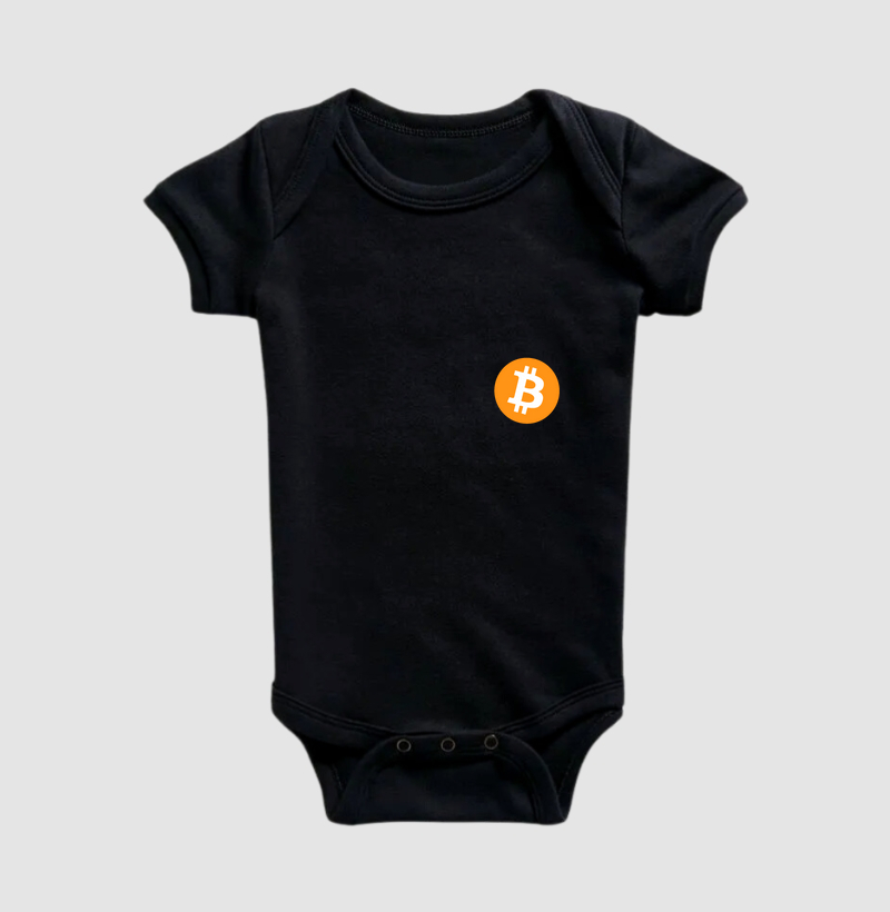 Bitcoin Ícone Clássico Minimalista