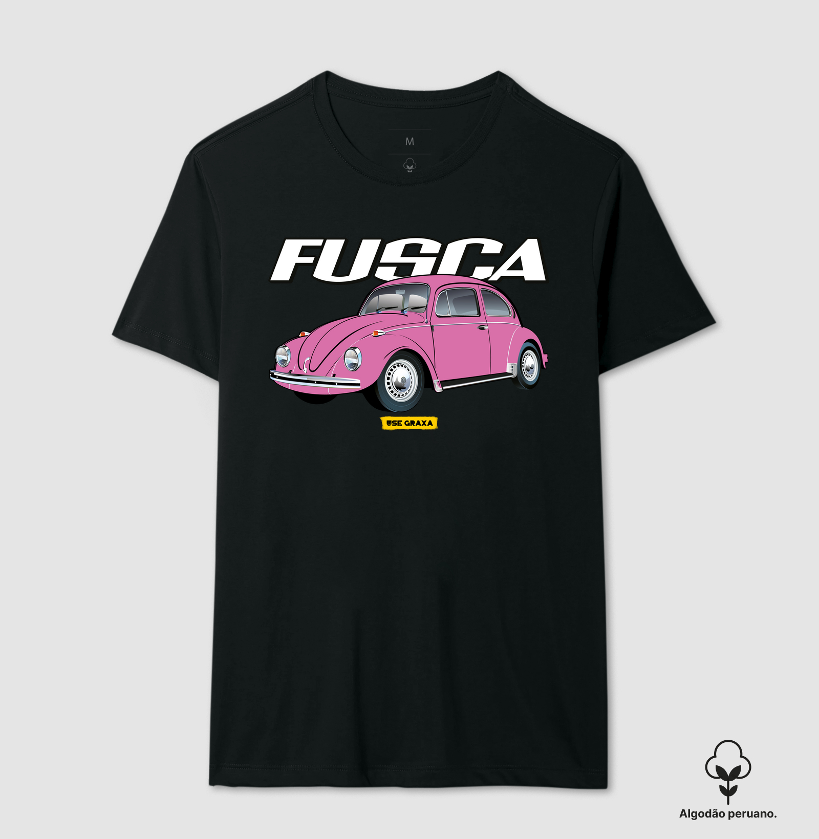 Fusca Rosa Escrita