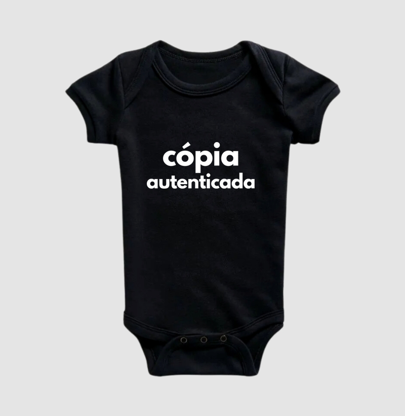 Cópia autenticada (kit: original & cópia autenticada) (body bebê)