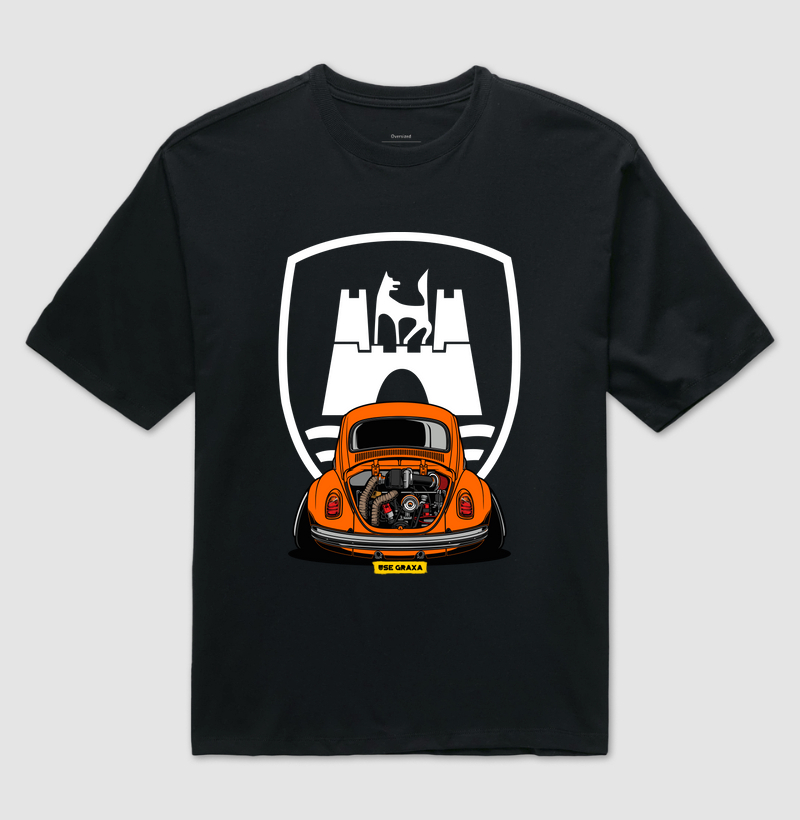 Wolfsburg VW Fusca Laranja