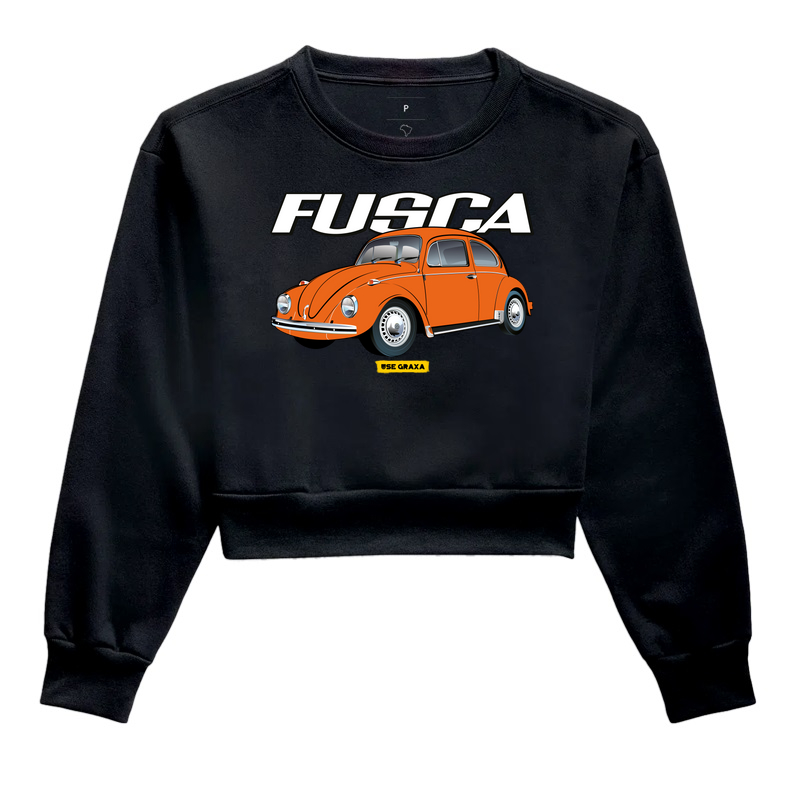 Fusca Laranja Escrita