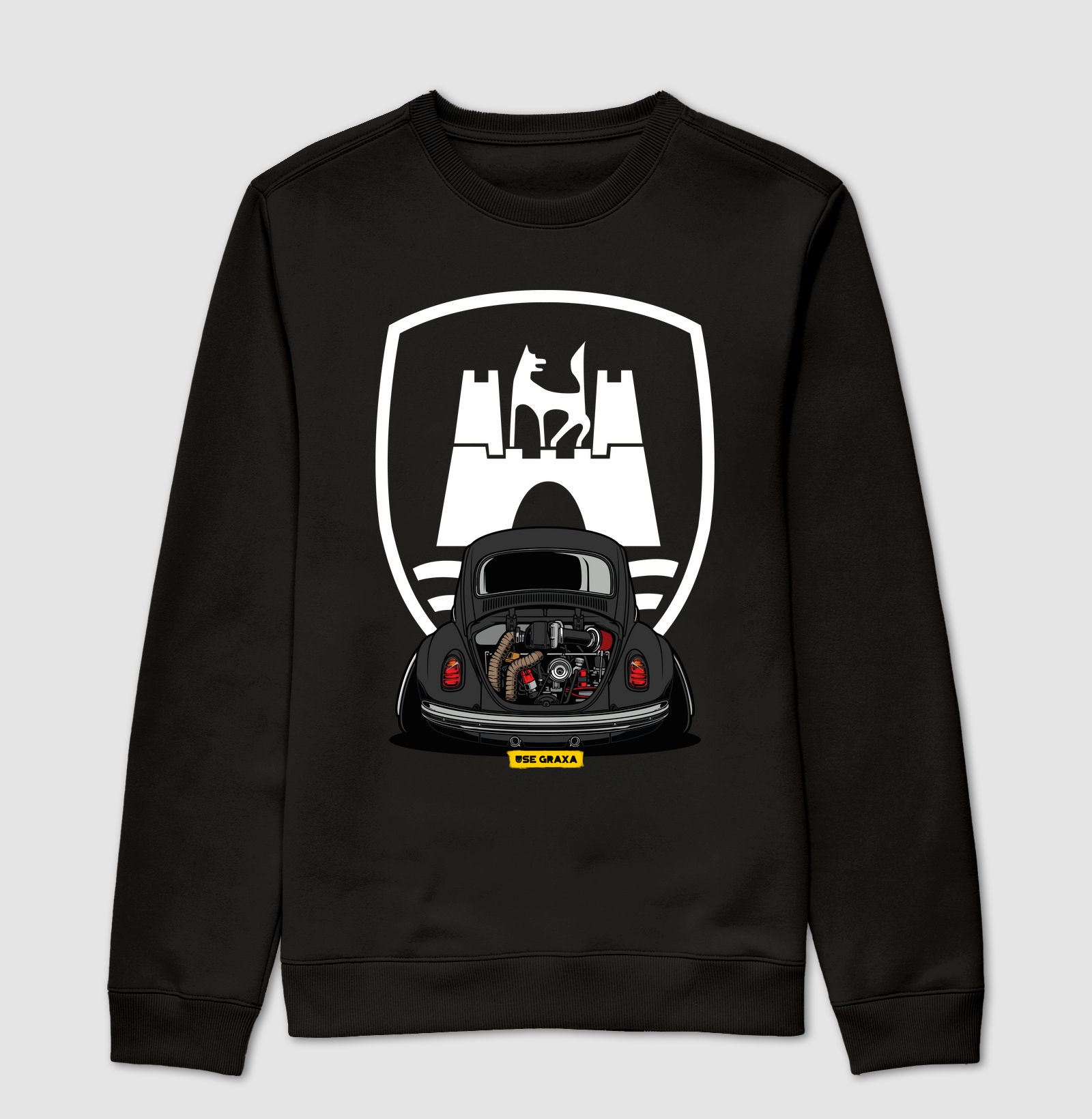 Wolfsburg VW Fusca Preto