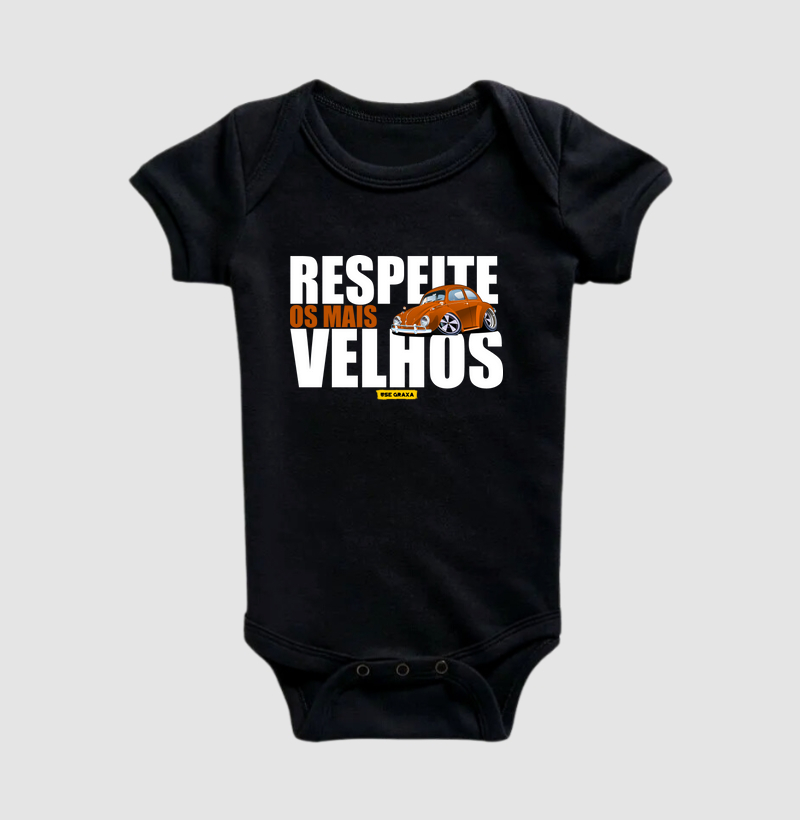 Respeite os Mais Velhos Fusca Laranja