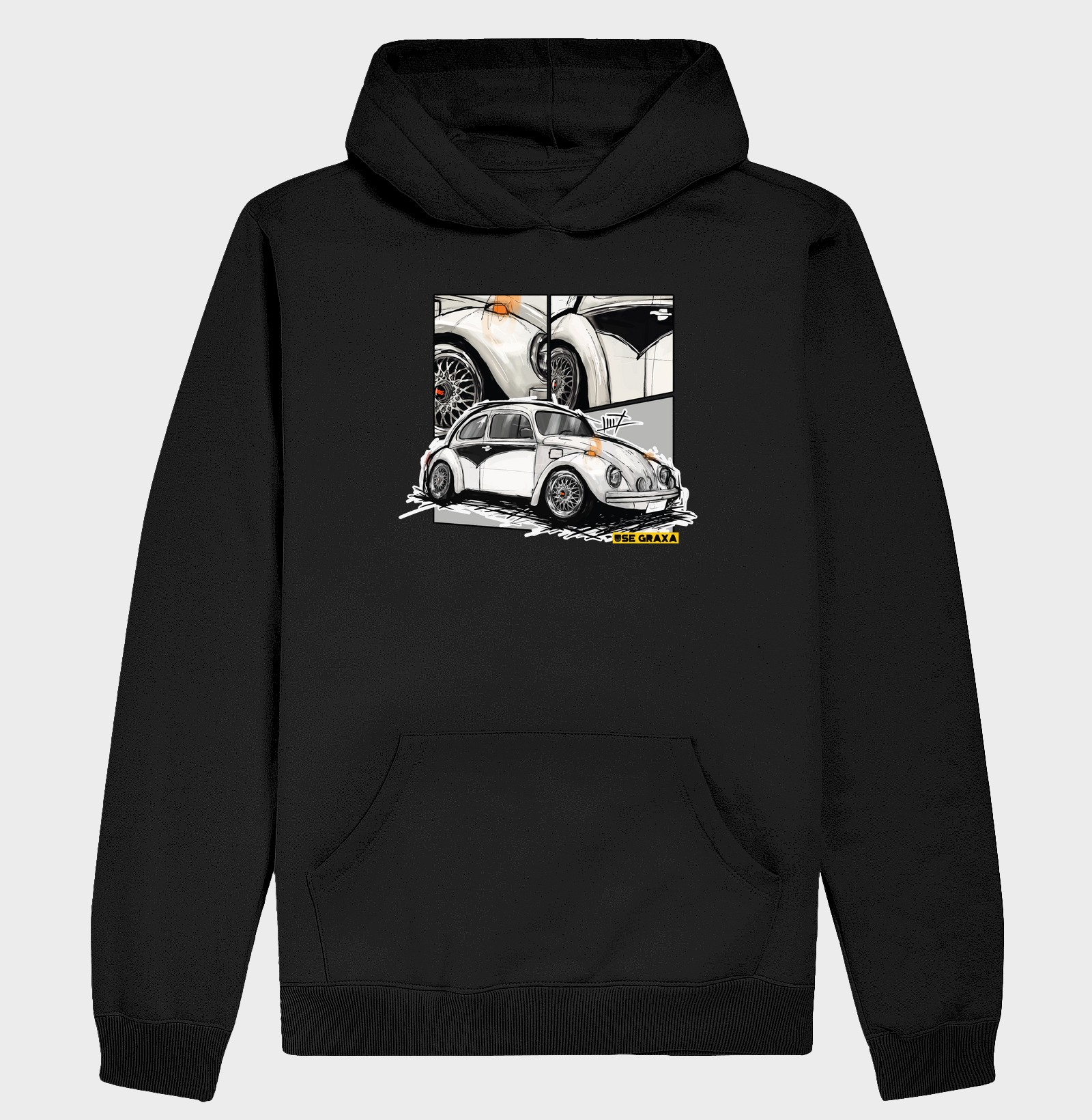 Fusca fafa branco com bbs floquinho