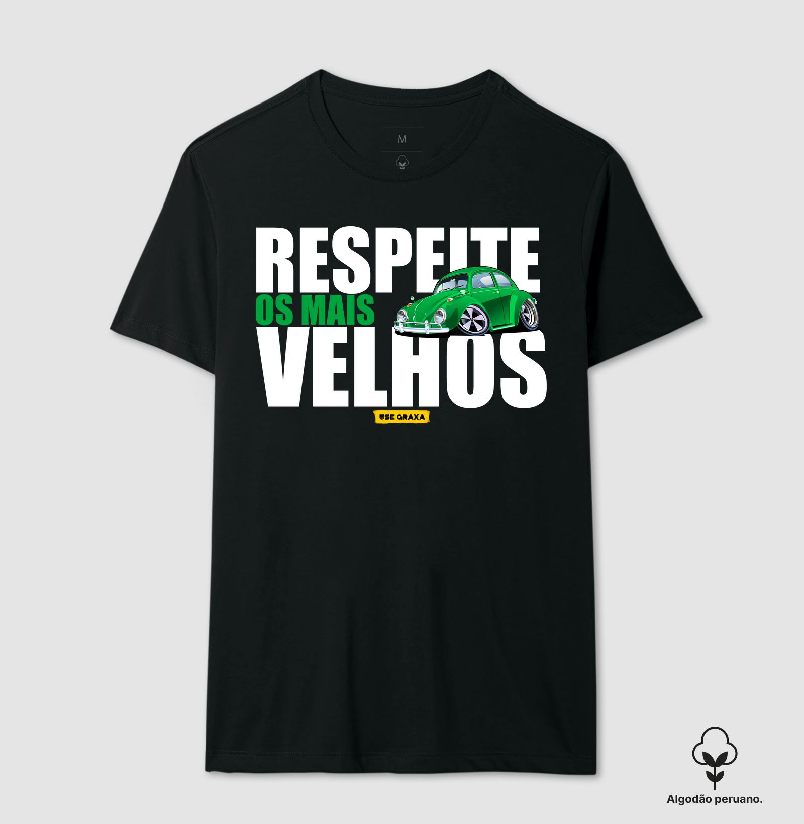 Respeite os Mais Velhos Fusca Verde