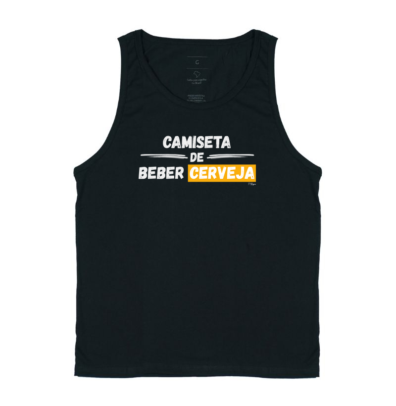 Camiseta de beber cerveja.