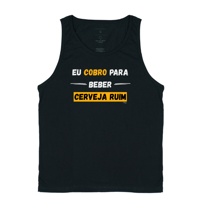 Eu cobro para beber cerveja ruim