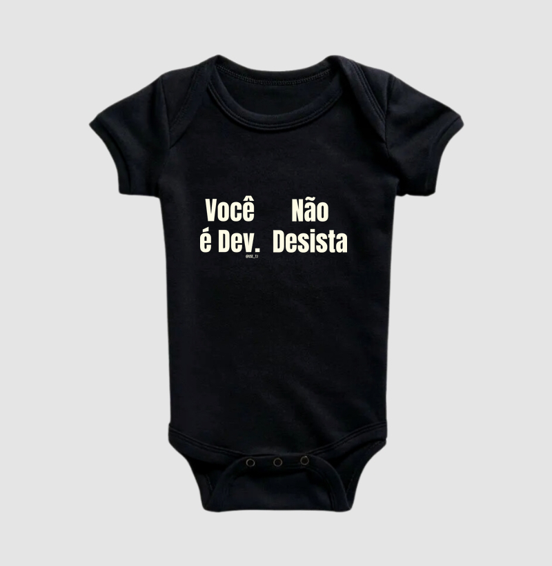 ˜Você não é dev, desista" T.I