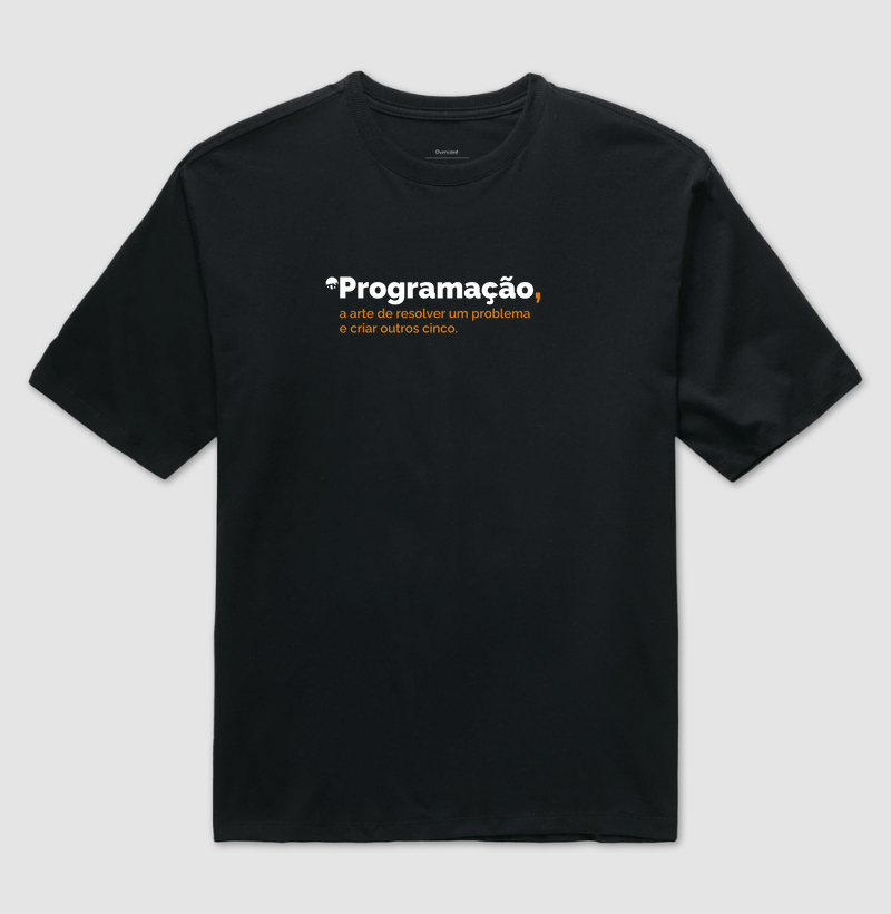 Camiseta Programar é Arte
