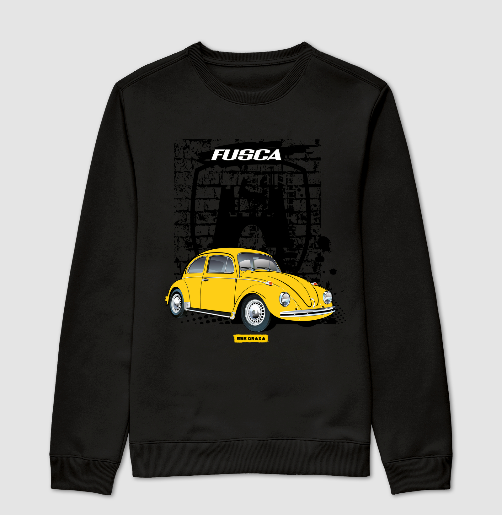 Fusca Amarelo VW Wolfsburg