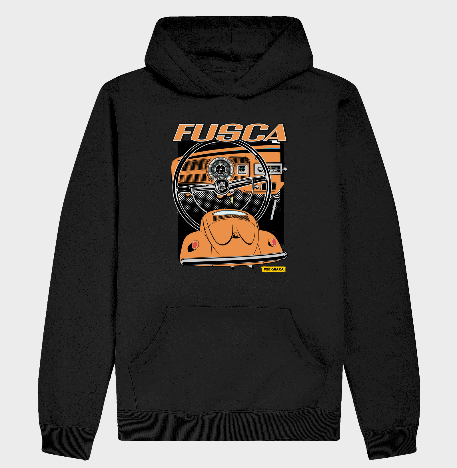 Fusca com Painel Laranja