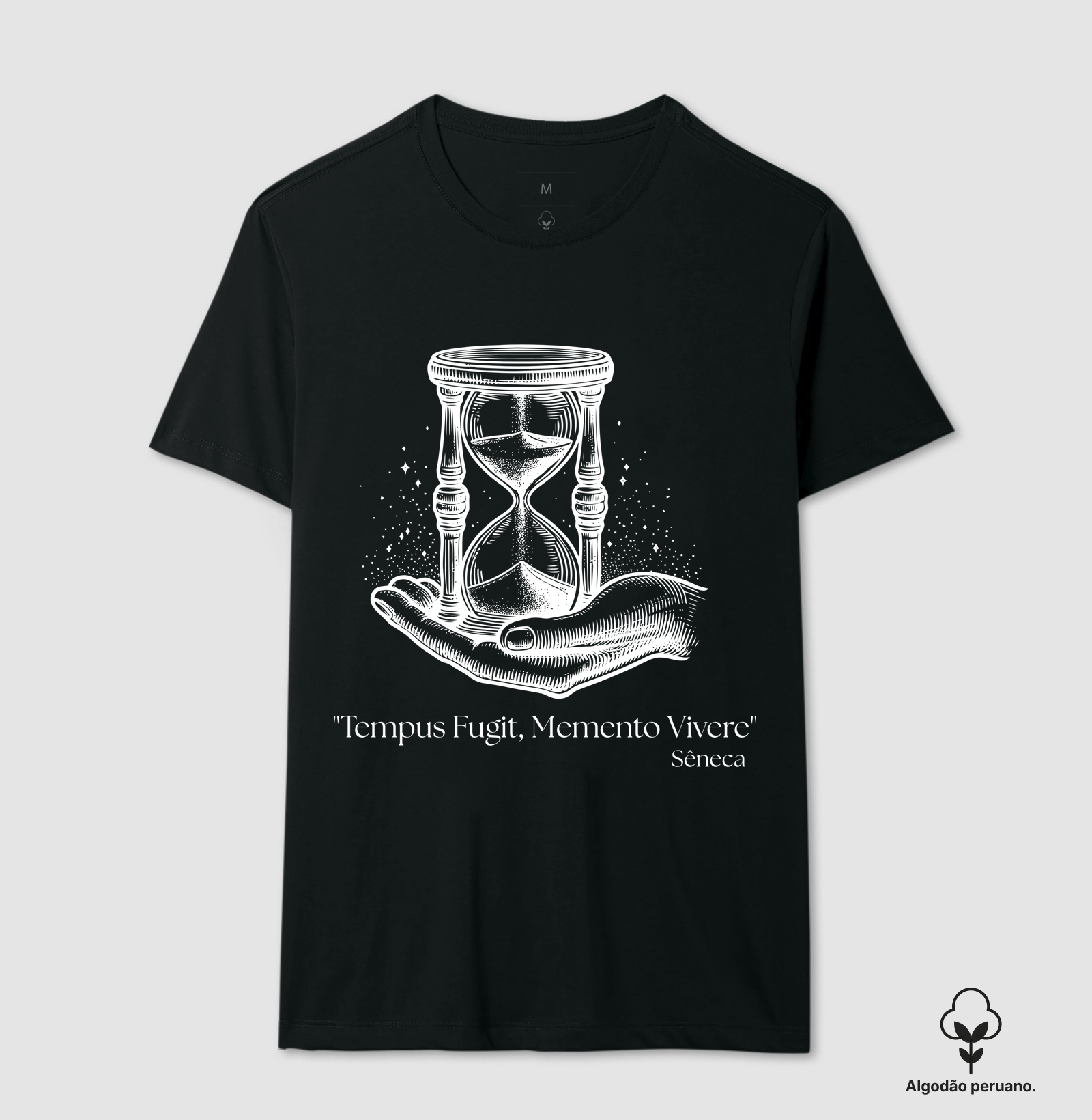 Camiseta "Tempus Fugit, Memento Vivere"