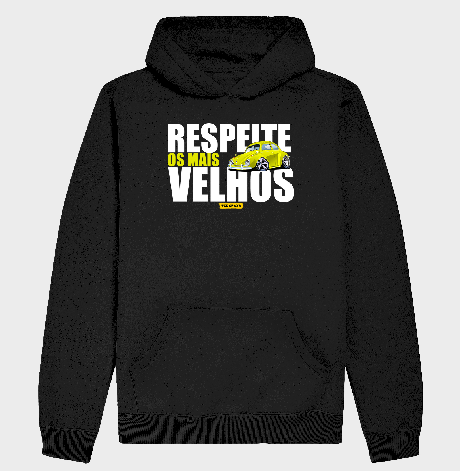 Respeite os Mais Velhos Fusca Amarelo