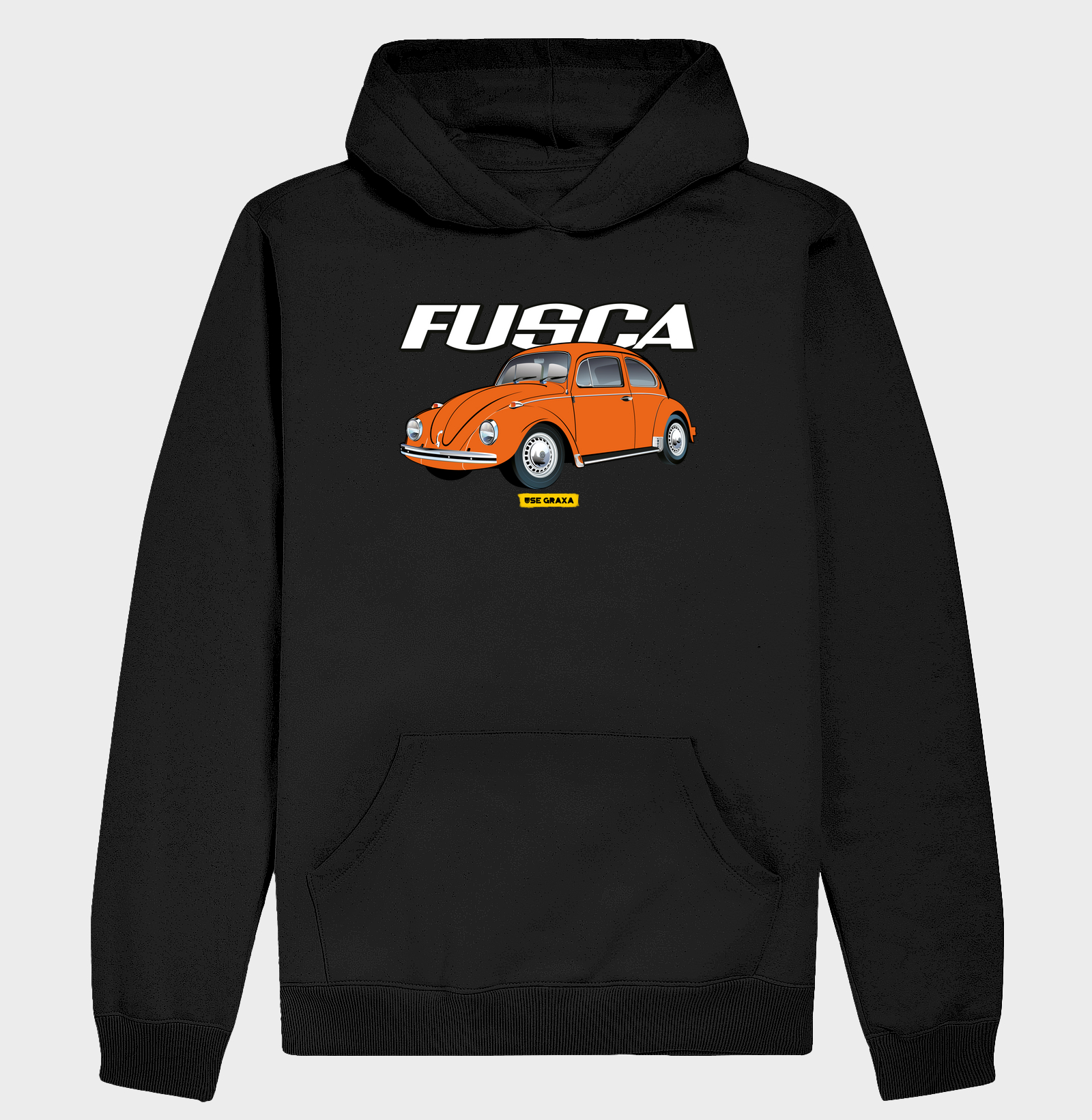 Fusca Laranja Escrita