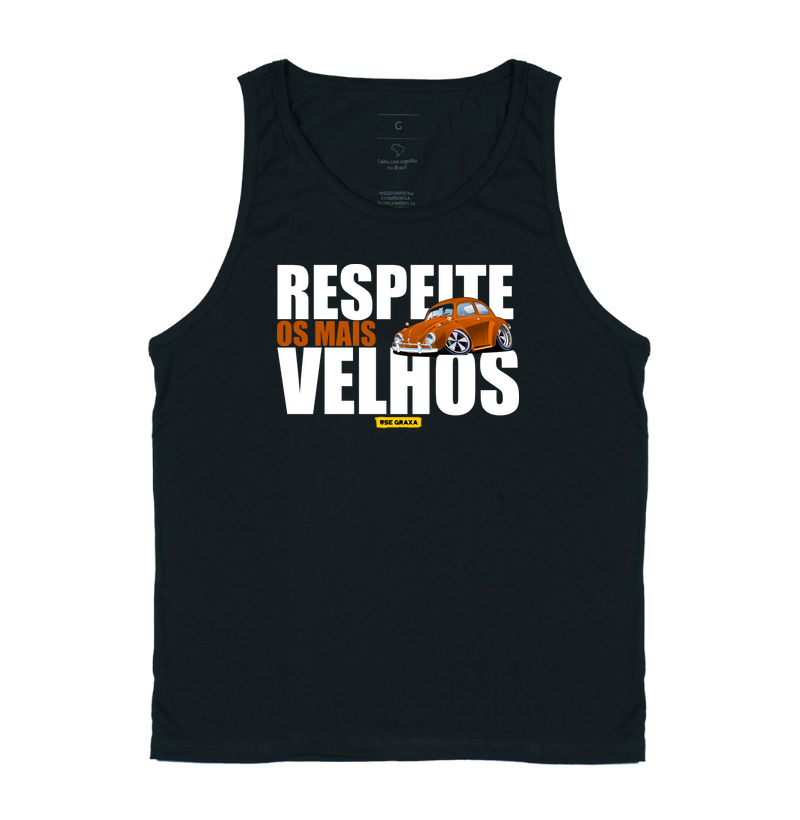 Respeite os Mais Velhos Fusca Laranja