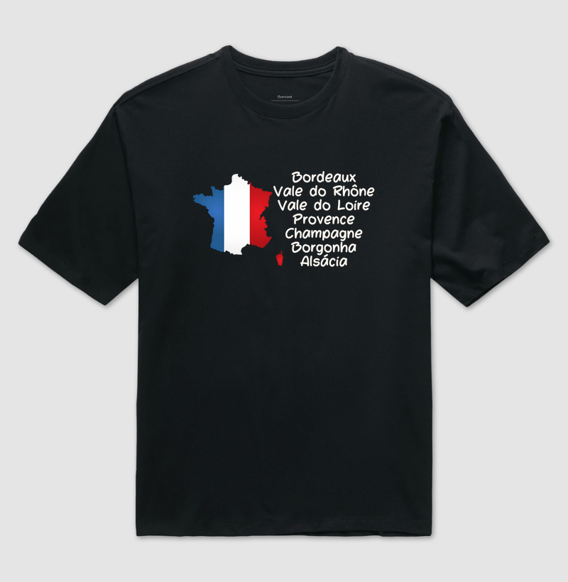 Camiseta Regiões da França
