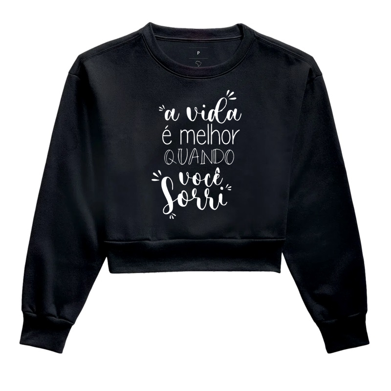 A vida é melhor quando você sorri