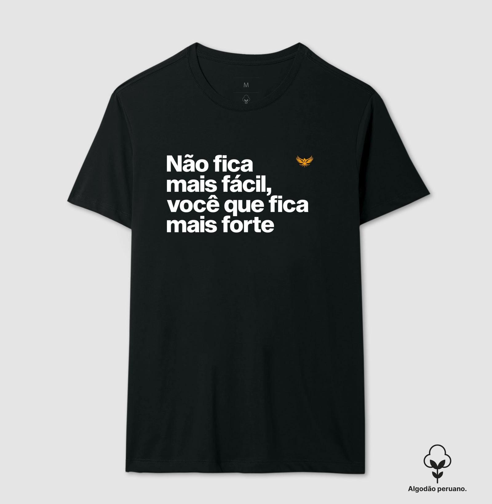 Não fica mais fácil, você que fica mais forte