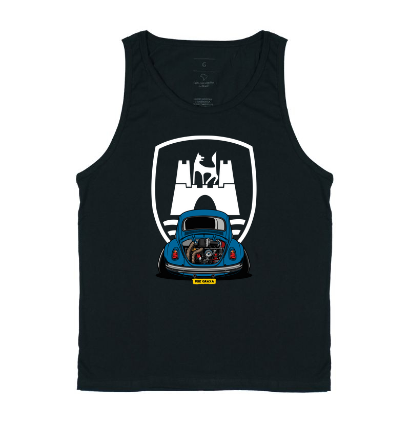 Wolfsburg VW Fusca Azul Escuro