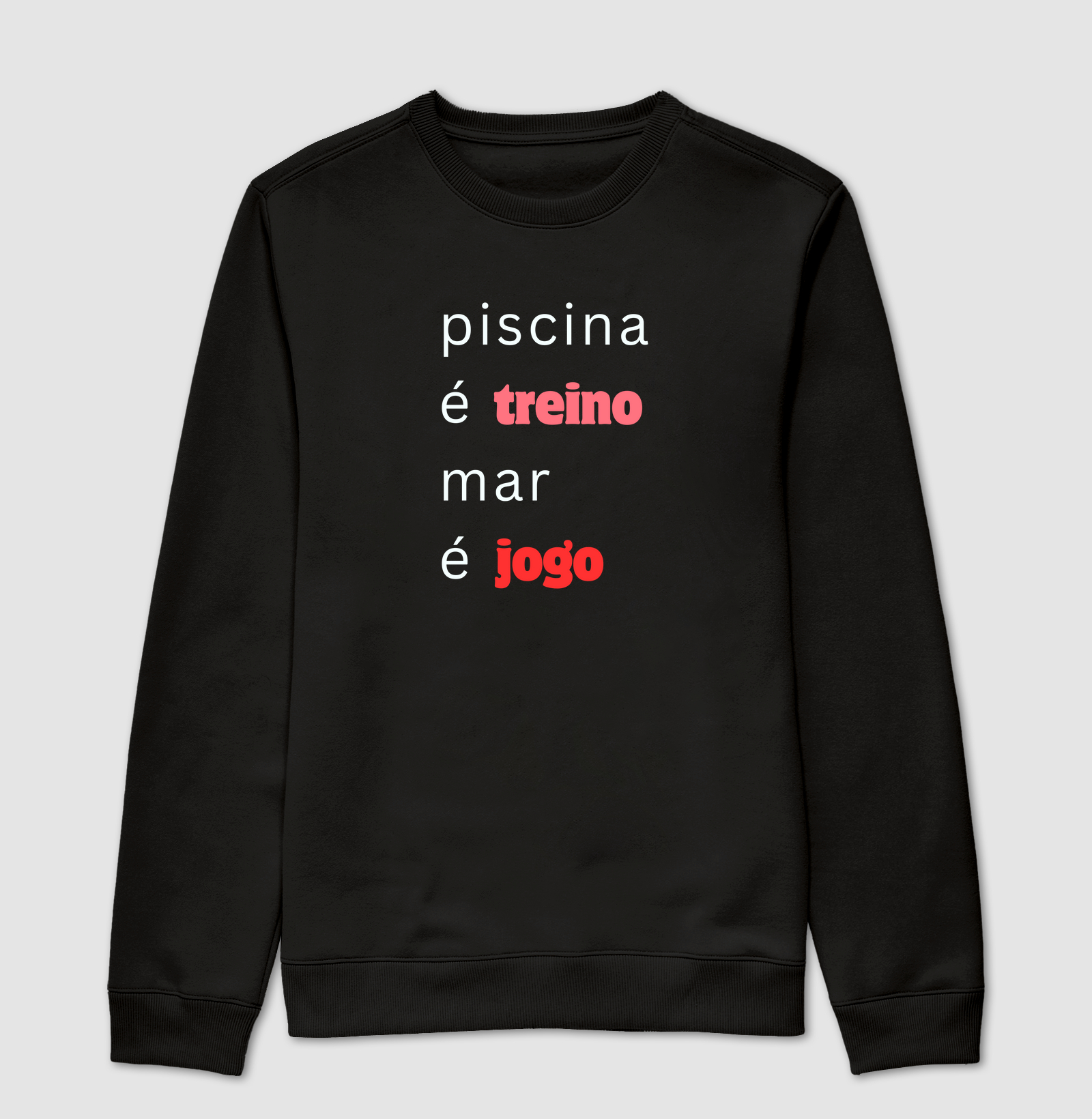 Piscina é treino, mar é jogo