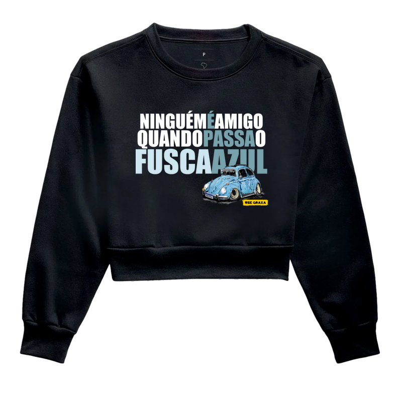 Fusca Azul Acabou a Amizade LobBlue