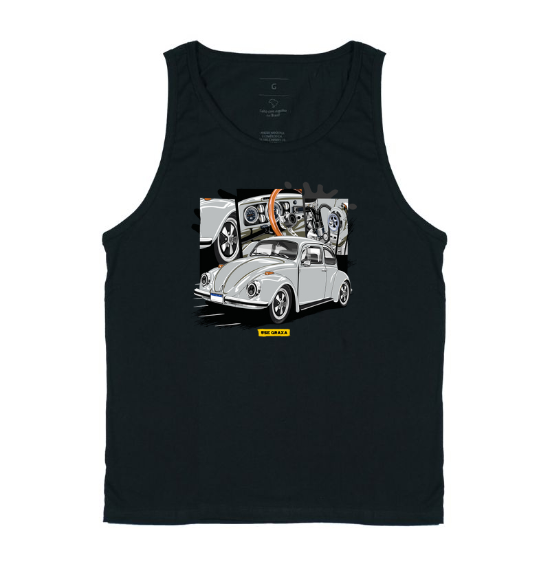 Fusca Cinza Prata Invocado