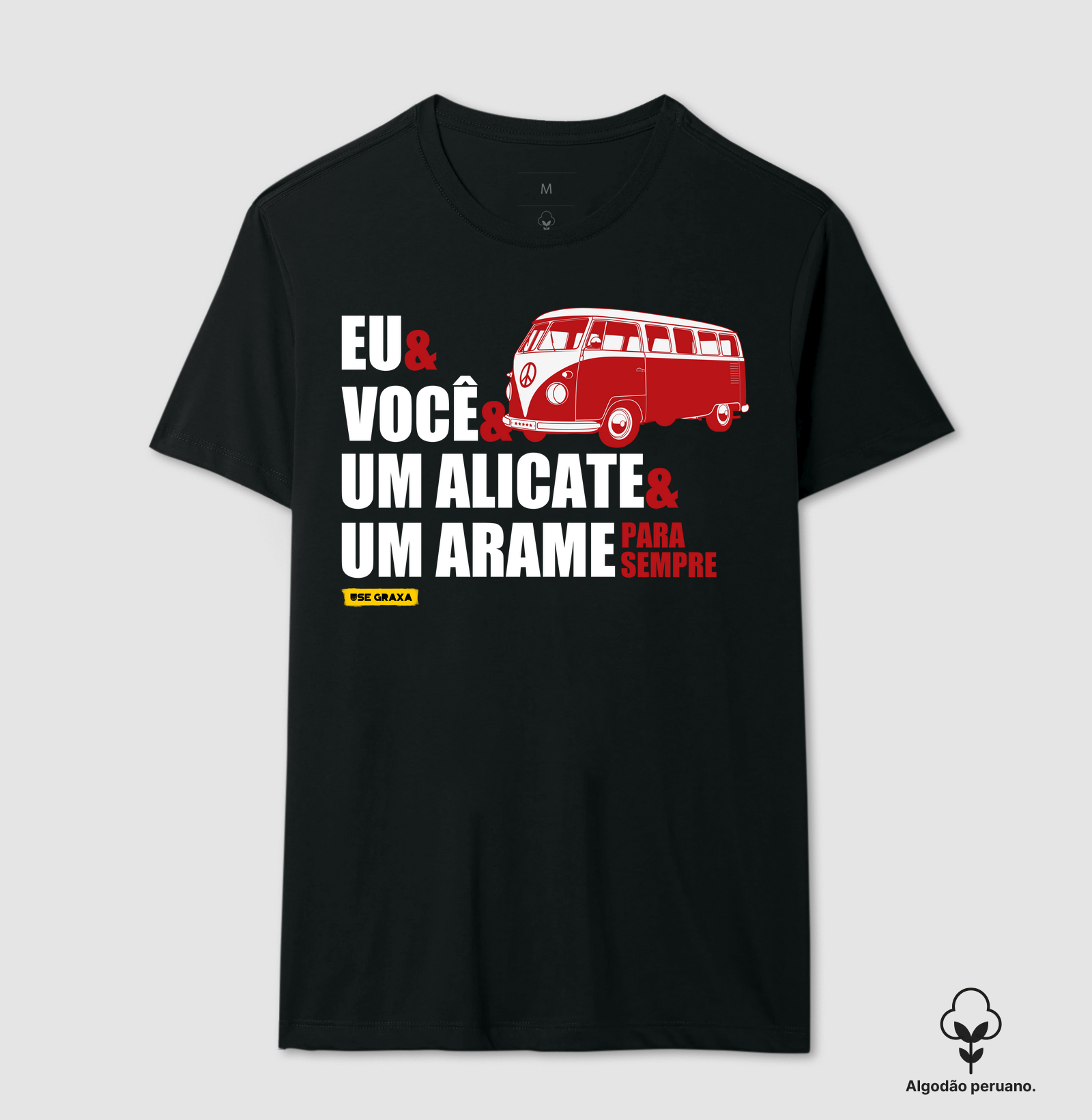 Eu e Você Para Sempre Kombi Vermelha e Branca