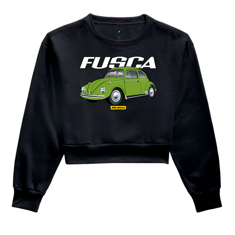 Fusca Verde Hippie Escrita