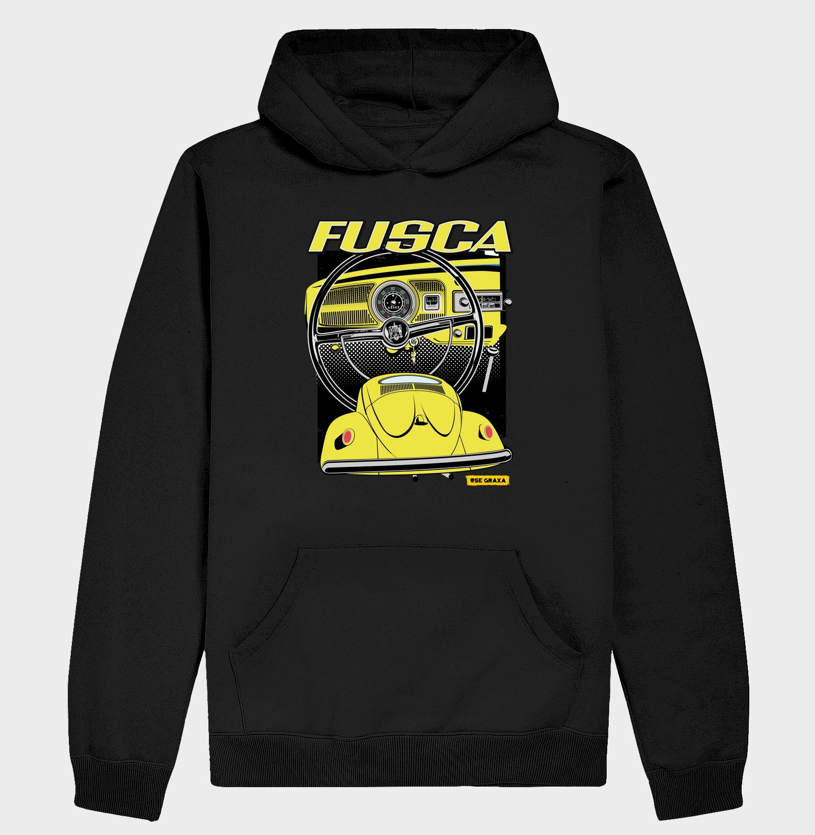 Fusca com Painel Amarelo