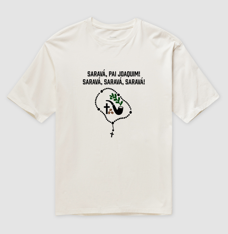 Camiseta Pai Joaquim, Saravá, Preto velho