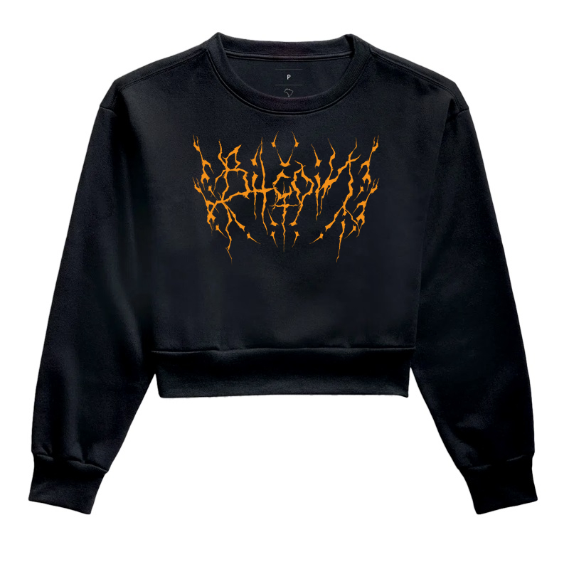 Bitcoin Death Metal Logo - Laranja Bitcoin