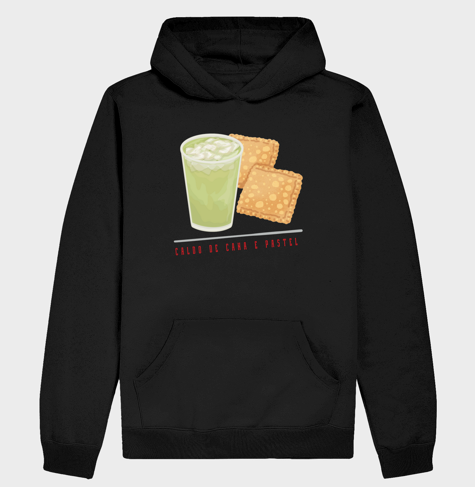 Camiseta caldo de cana e pastel