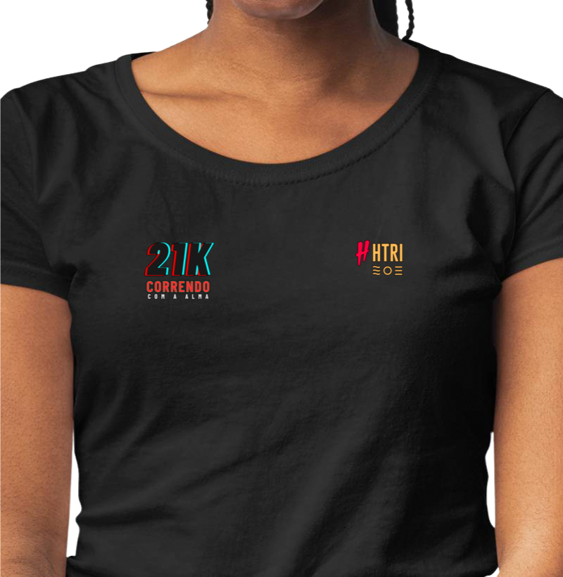 🟣 Camiseta 21K — Correndo com a alma