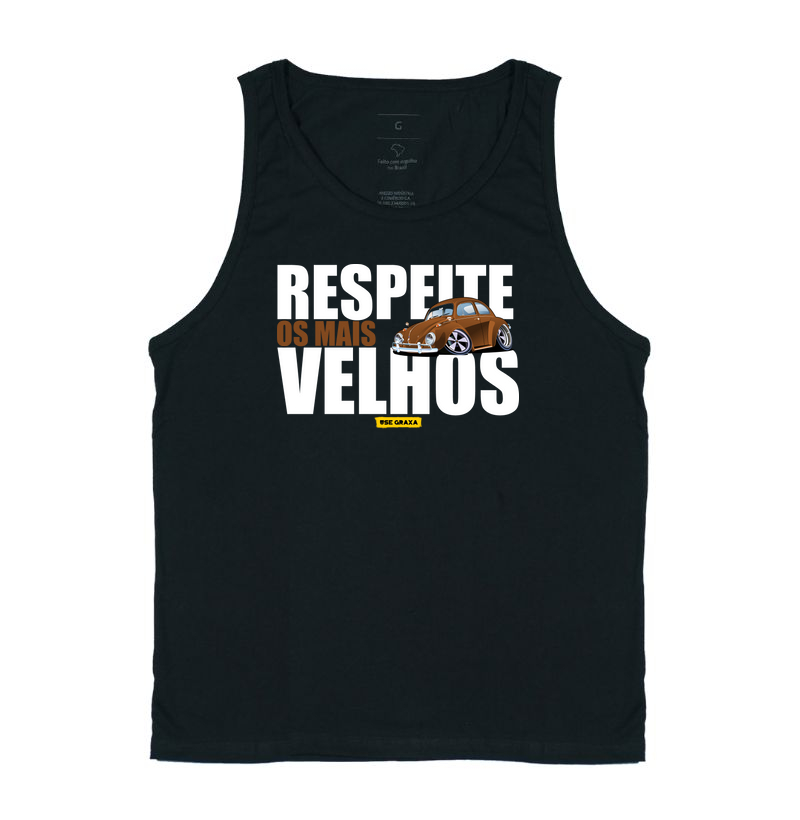 Respeite os Mais Velhos Fusca Marrom