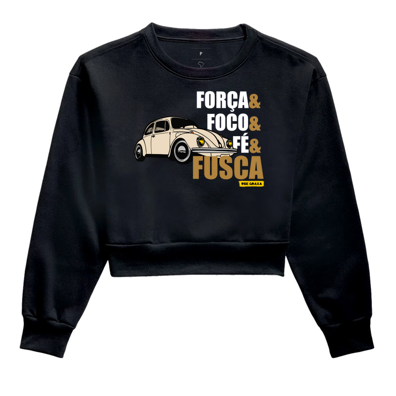 Força Foco Fé Fusca Original Bege