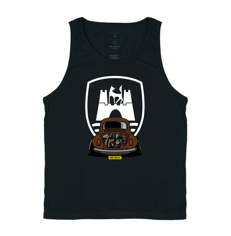 Wolfsburg VW Fusca Marrom