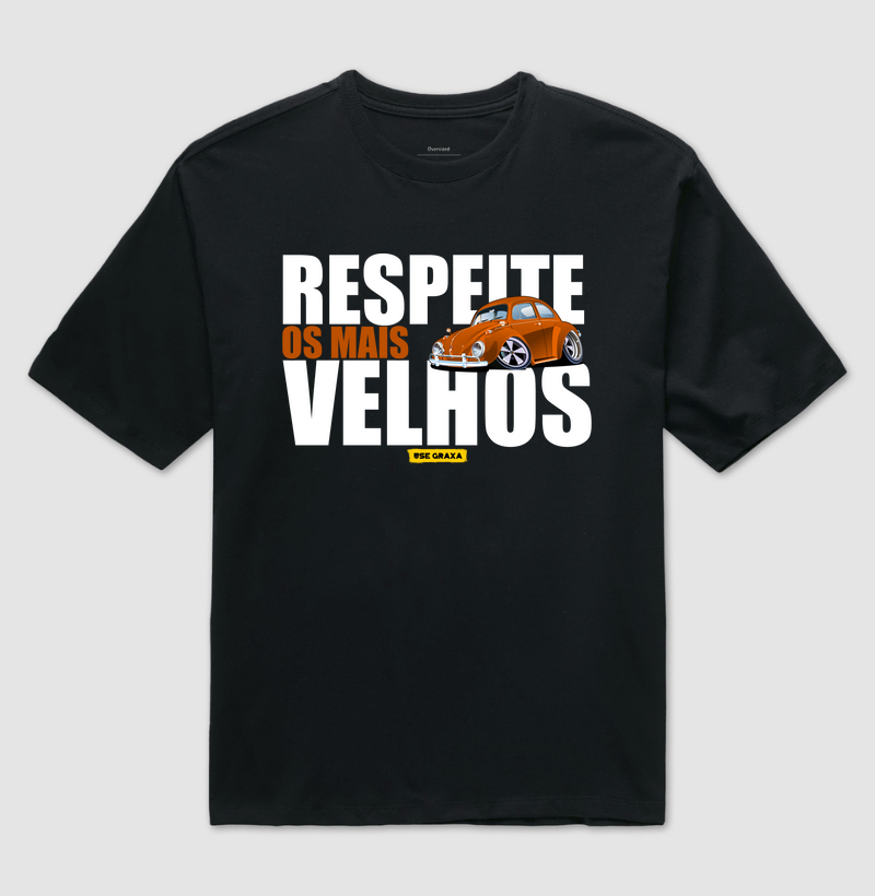 Respeite os Mais Velhos Fusca Laranja