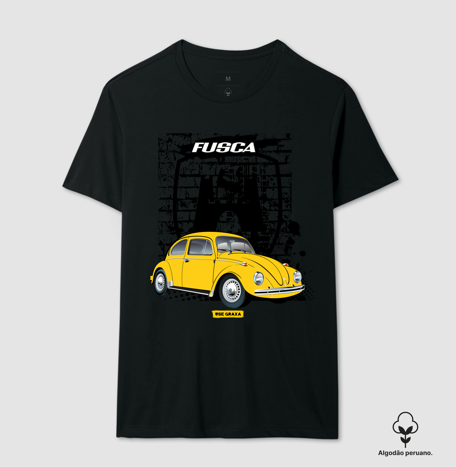 Fusca Amarelo VW Wolfsburg
