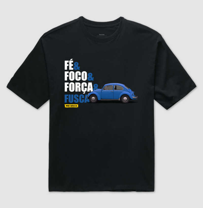 Fé Foco Força Fusca Azul