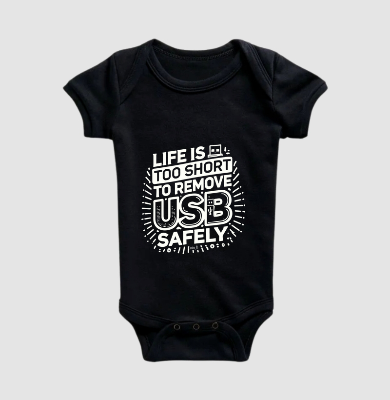 Body Infantil "Remove USB Safely" T.I